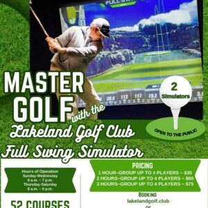 Lakeland Golf Club – 3 Hours on the Golf Simulator for Four
