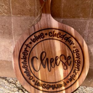 Beautiful Leaf Sisters Handmade Cheese Board