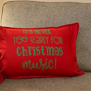 Las Dos Marias Christmas Pillow Cover